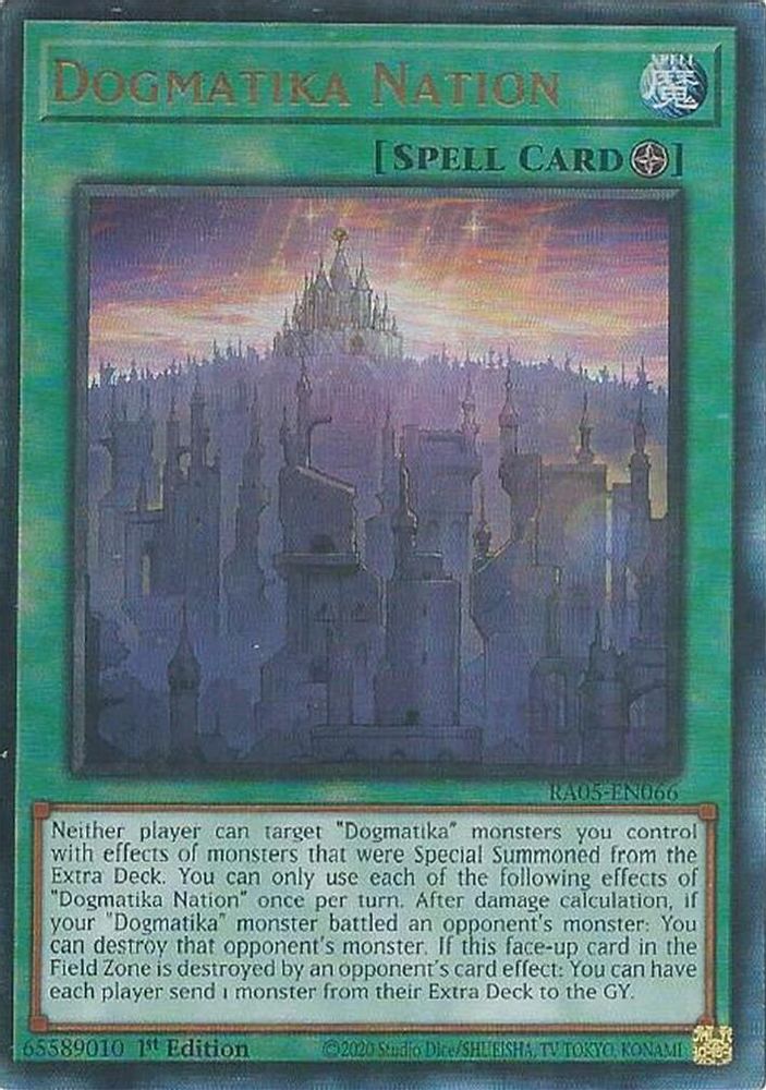 Dogmatika Nation (Ultimate Rare) (RA05-EN066) - Ultimate Rare
