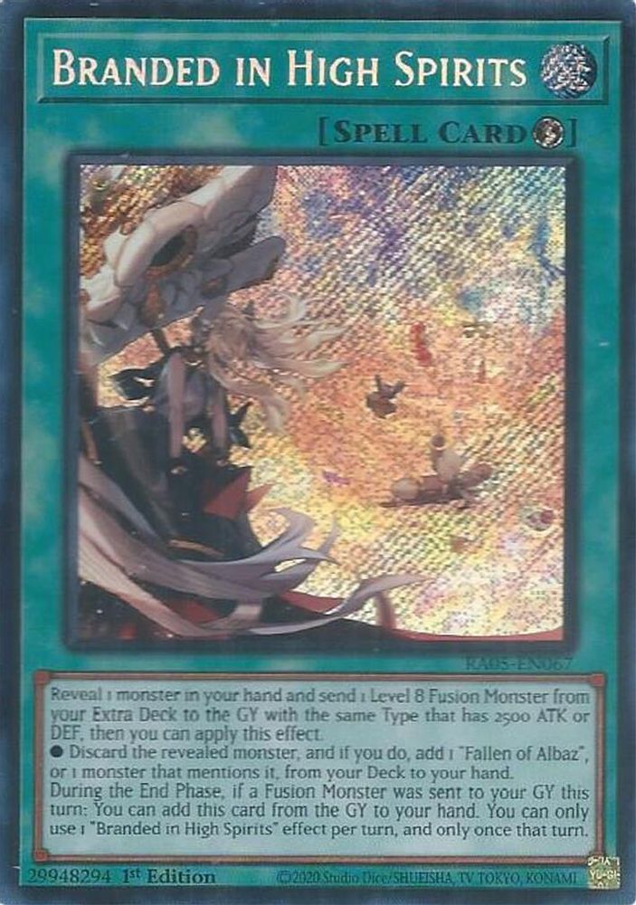 Branded in High Spirits (Secret Rare) (RA05-EN067) - Secret Rare