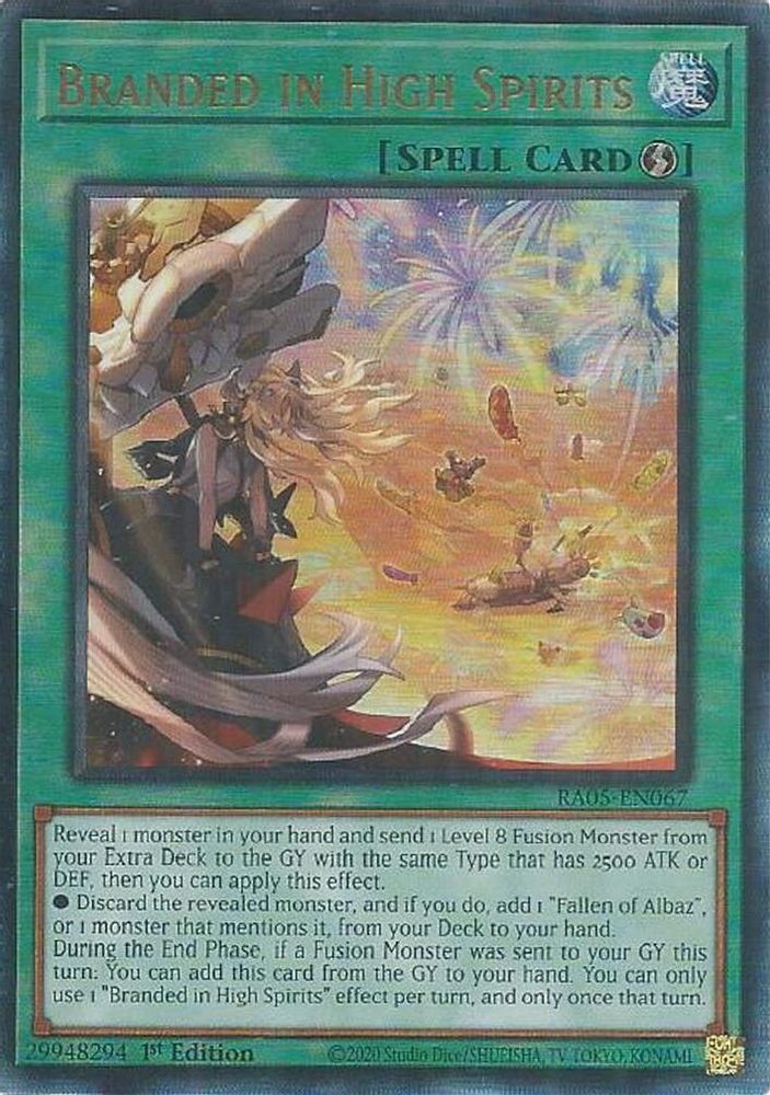 Branded in High Spirits (Ultimate Rare) (RA05-EN067) - Ultimate Rare