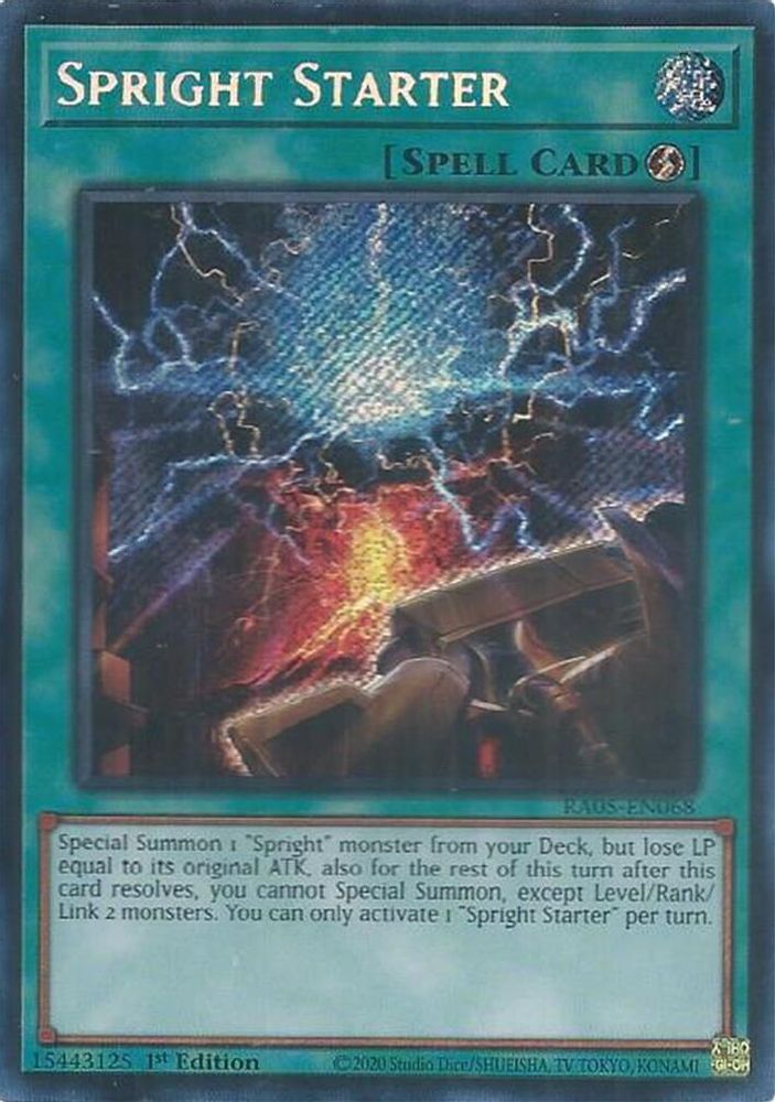 Spright Starter (Secret Rare) (RA05-EN068) - Secret Rare