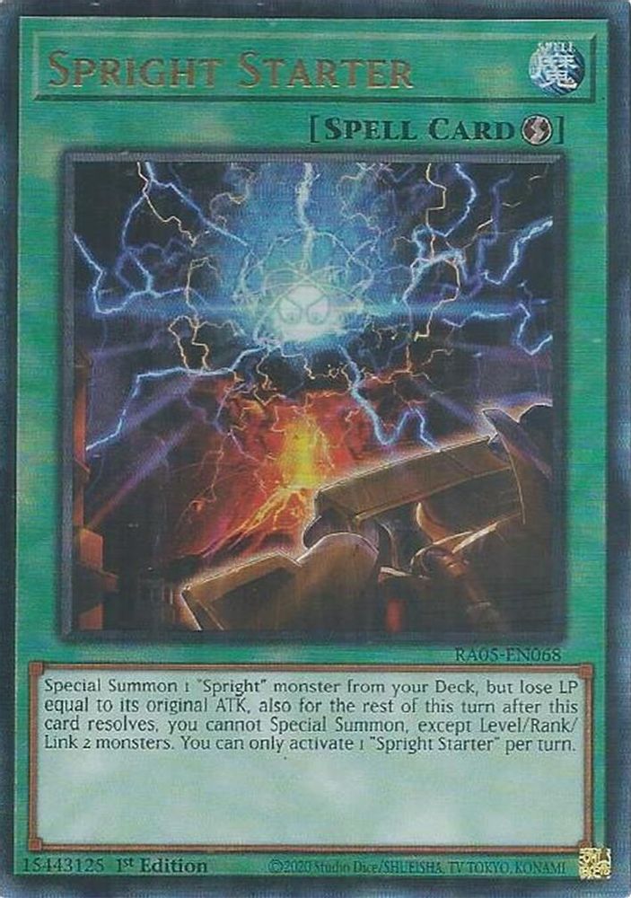 Spright Starter (Ultimate Rare) (RA05-EN068) - Ultimate Rare