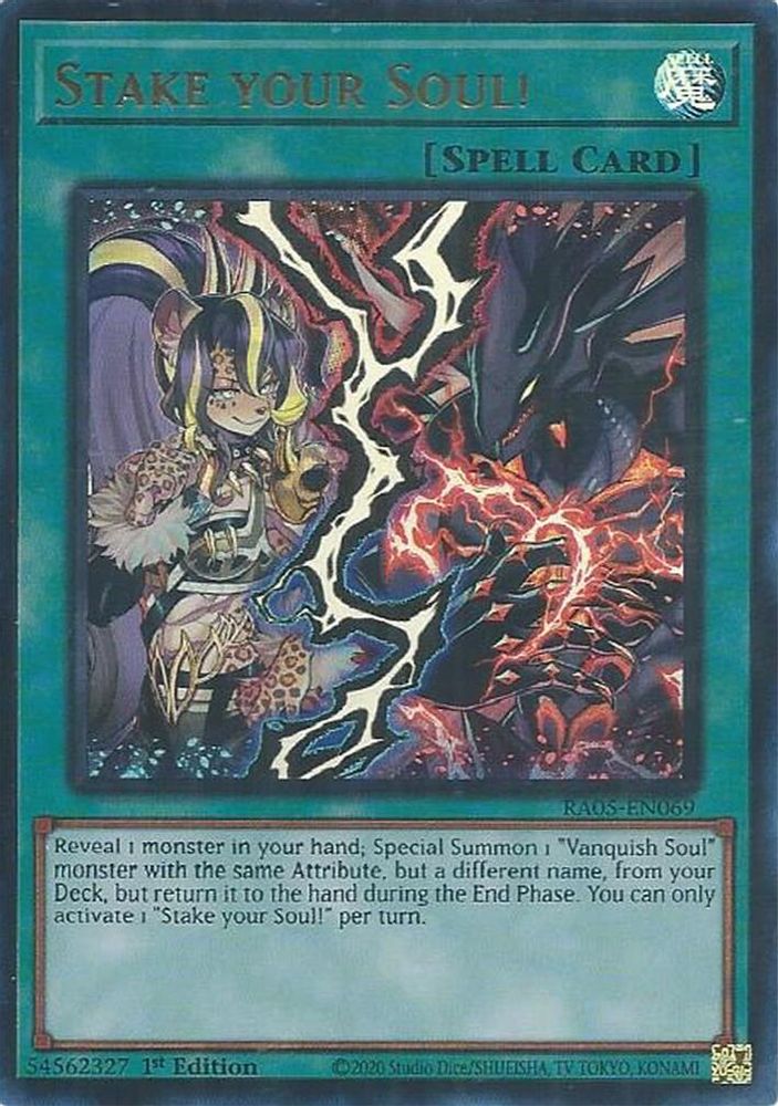 Stake your Soul! (Ultra Rare) (RA05-EN069) - Ultra Rare