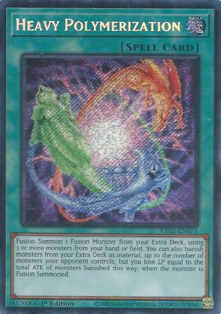 Heavy Polymerization (Secret Rare) (RA05-EN071) - Secret Rare