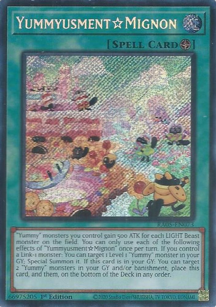 YummyusmentMignon (Secret Rare) (RA05-EN073) - Secret Rare