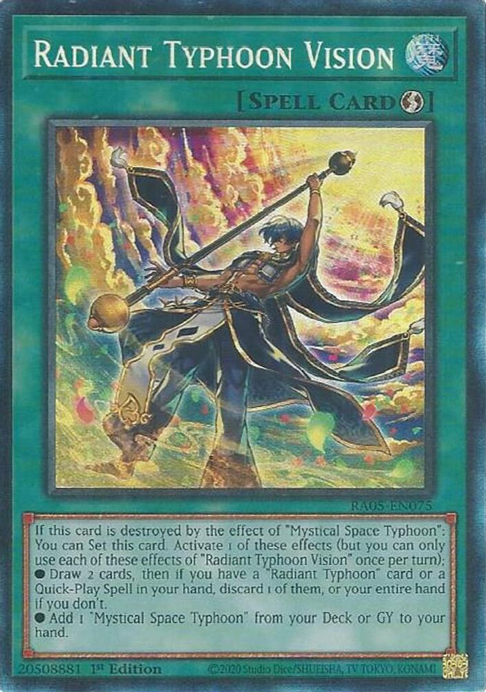 Radiant Typhoon Vision (Collector's Rare) (RA05-EN075) - Collector's Rare