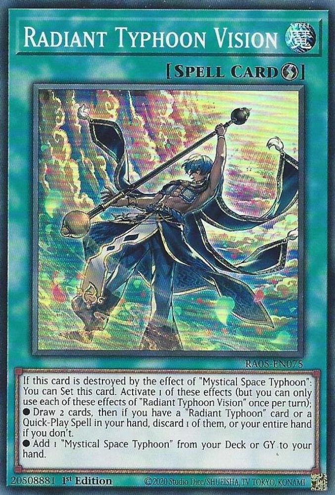 Radiant Typhoon Vision (RA05-EN075) - Super Rare