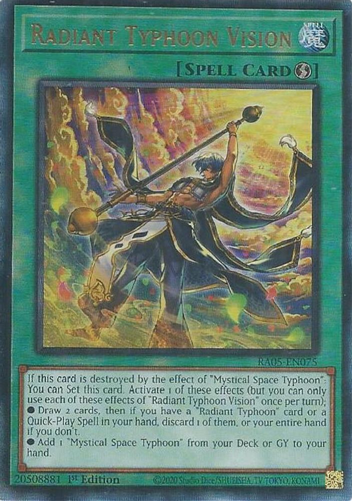 Radiant Typhoon Vision (Ultimate Rare) (RA05-EN075) - Ultimate Rare