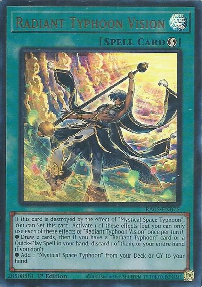Radiant Typhoon Vision (Ultra Rare) (RA05-EN075) - Ultra Rare
