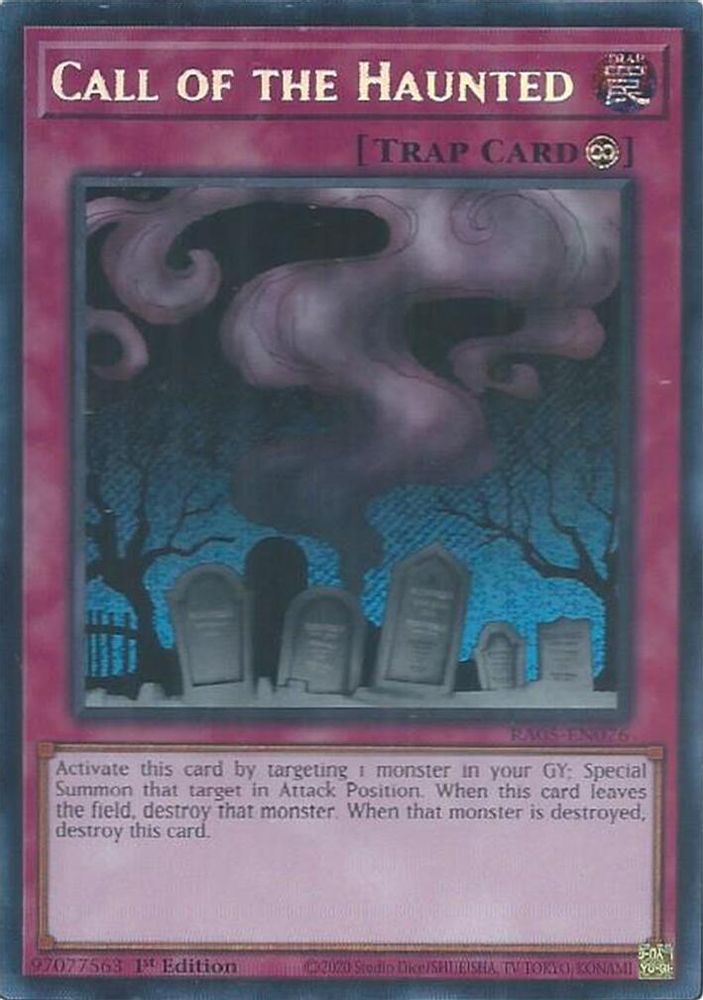 Call of the Haunted (Secret Rare) (RA05-EN076) - Secret Rare