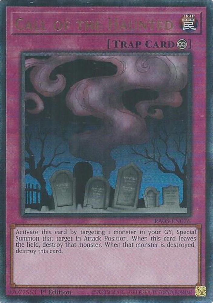 Call of the Haunted (Ultimate Rare) (RA05-EN076) - Ultimate Rare