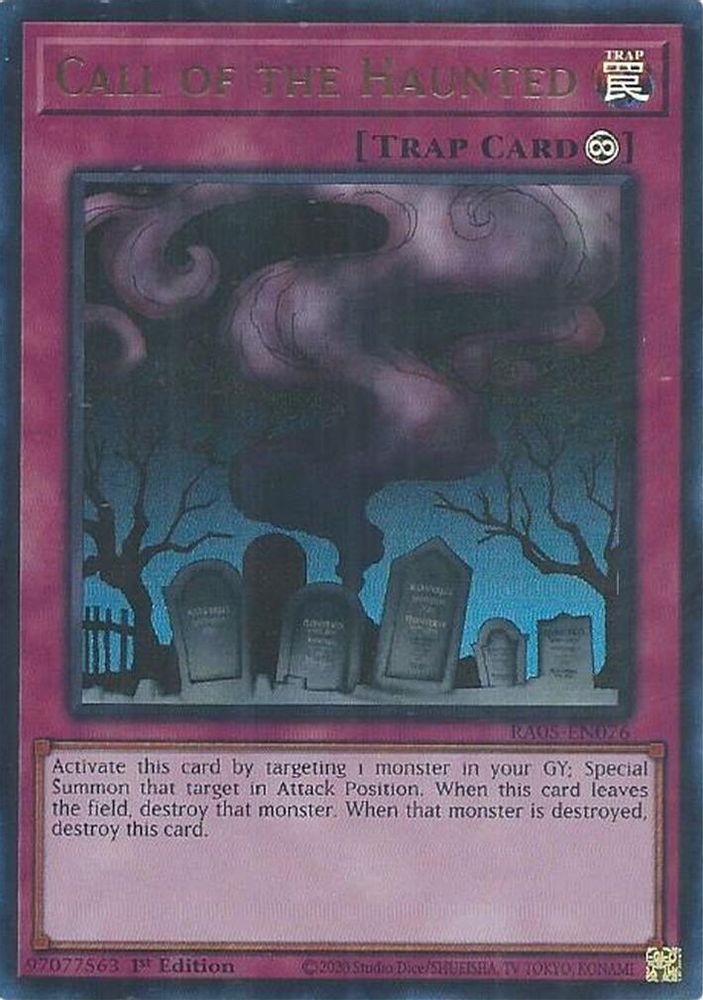 Call of the Haunted (Ultra Rare) (RA05-EN076) - Ultra Rare