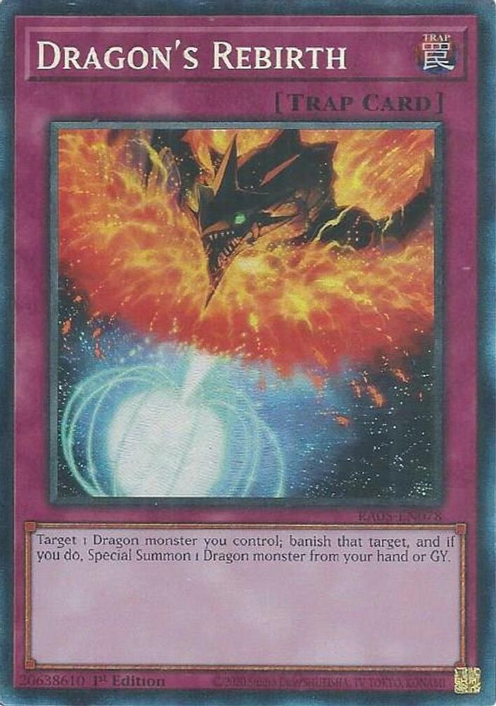 Dragon's Rebirth (Collector's Rare) (RA05-EN078) - Collector's Rare