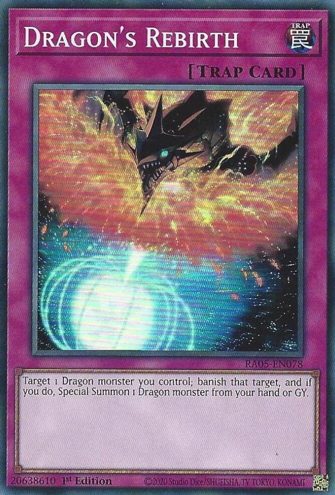 Dragon's Rebirth (RA05-EN078) - Super Rare