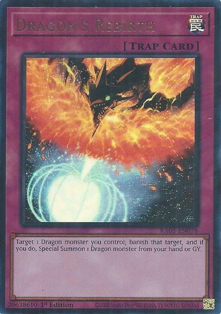 Dragon's Rebirth (Ultra Rare) (RA05-EN078) - Ultra Rare