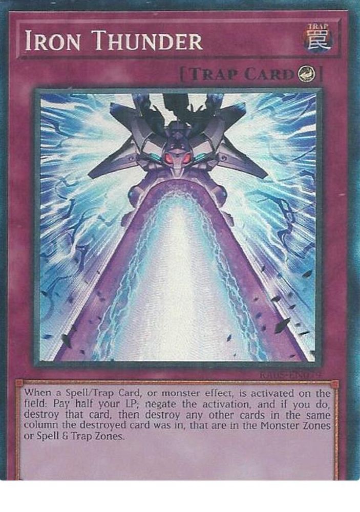Iron Thunder (Collector's Rare) (RA05-EN079) - Collector's Rare