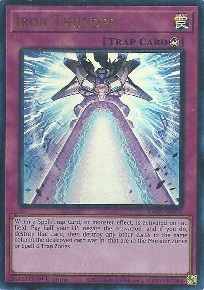 Iron Thunder (Ultra Rare) (RA05-EN079) - Ultra Rare