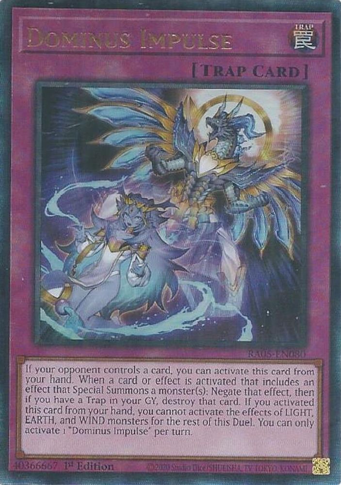 Dominus Impulse (Ultimate Rare) (RA05-EN080) - Ultimate Rare