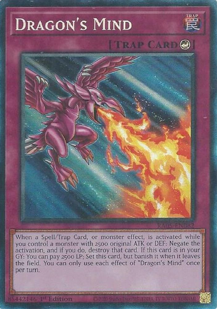 Dragon's Mind (Collector's Rare) (RA05-EN082) - Collector's Rare