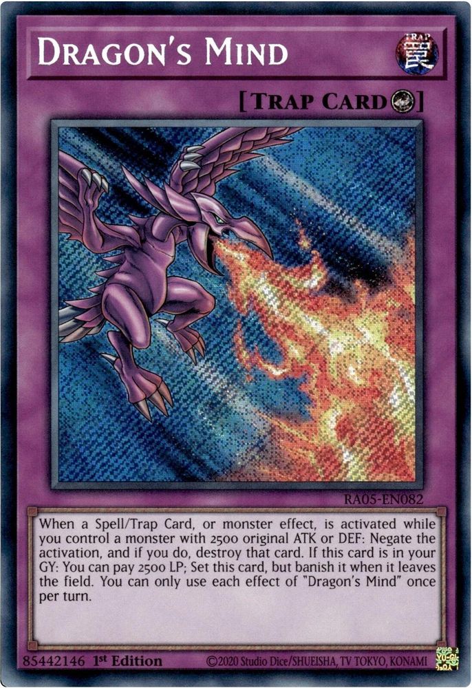 Dragon's Mind (Secret Rare) (RA05-EN082) - Secret Rare