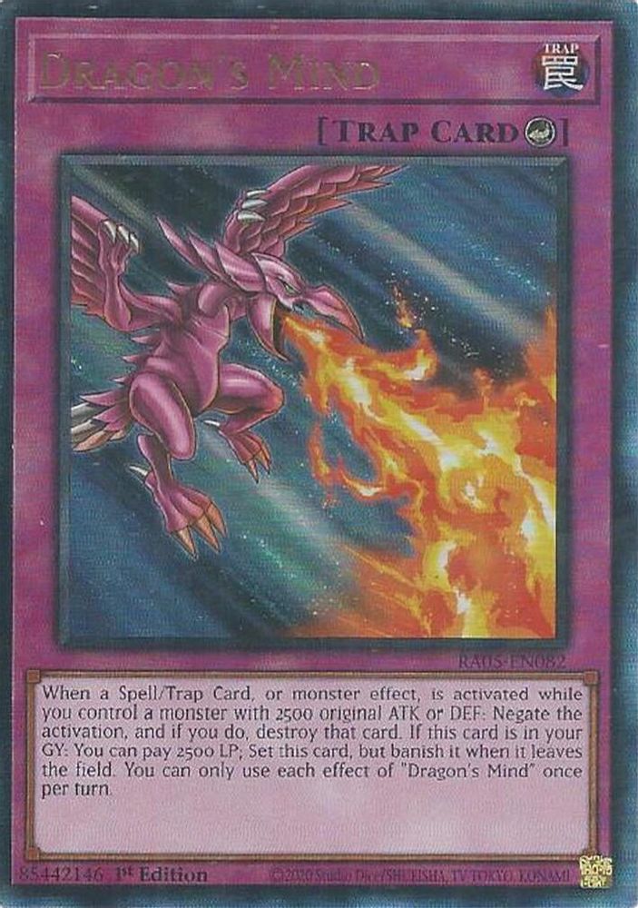 Dragon's Mind (Ultimate Rare) (RA05-EN082) - Ultimate Rare