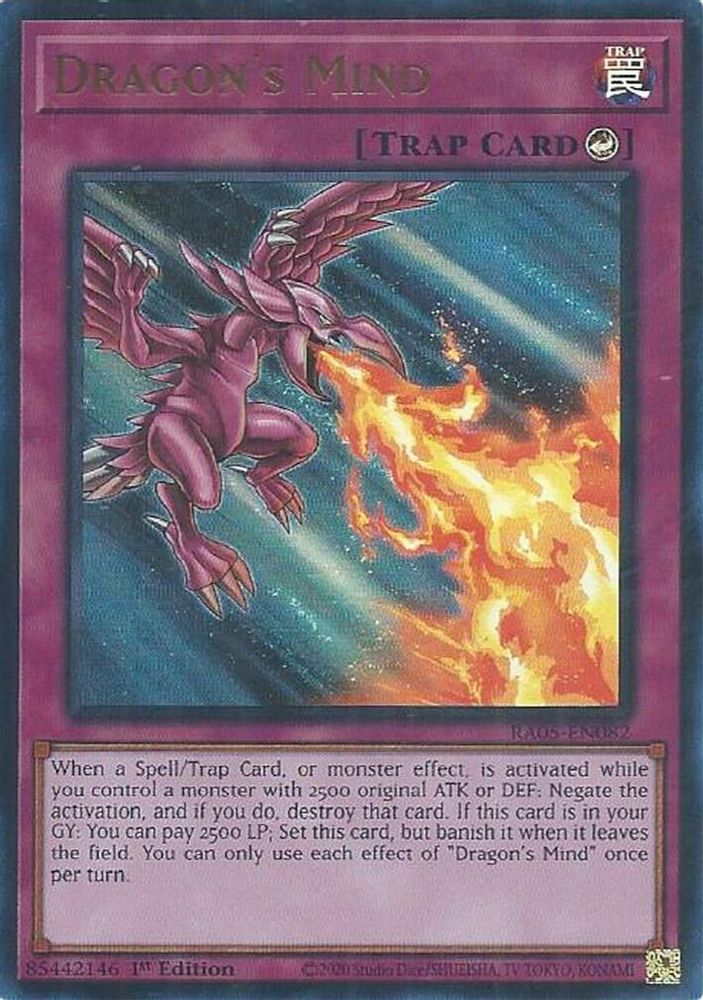 Dragon's Mind (Ultra Rare) (RA05-EN082) - Ultra Rare