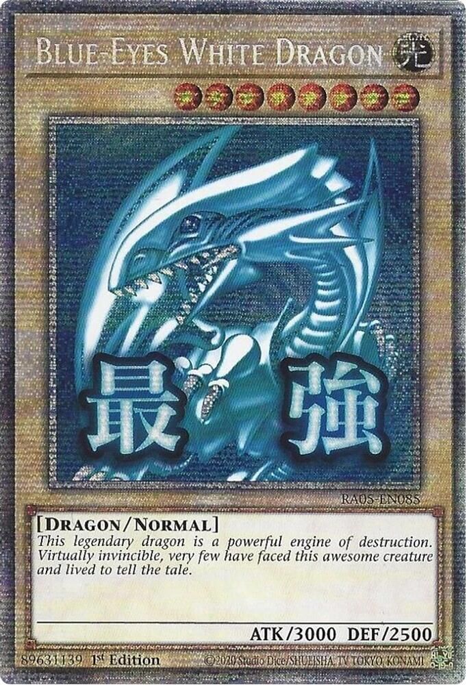 Blue-Eyes White Dragon (Starlight Rare) (RA05-EN085) - Starlight Rare
