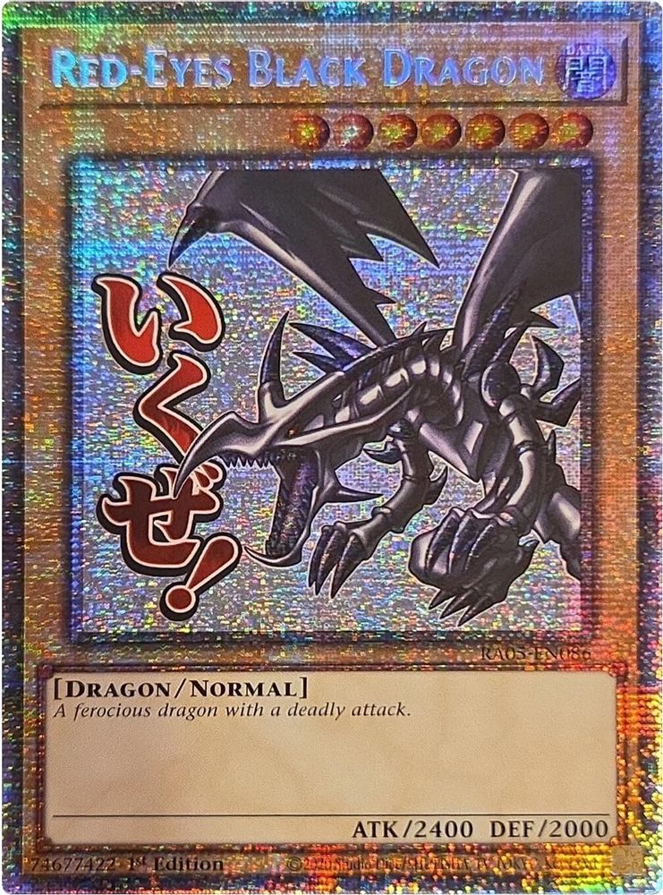 Red-Eyes Black Dragon (Starlight Rare) (RA05-EN086) - Starlight Rare