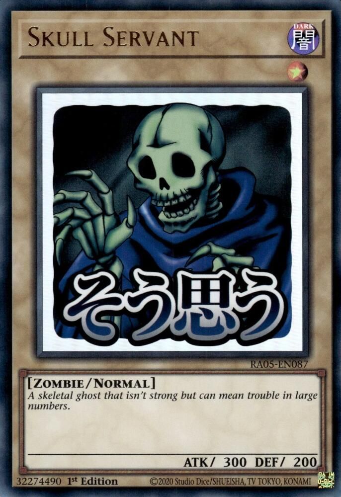 Skull Servant (RA05-EN087) - Ultra Rare