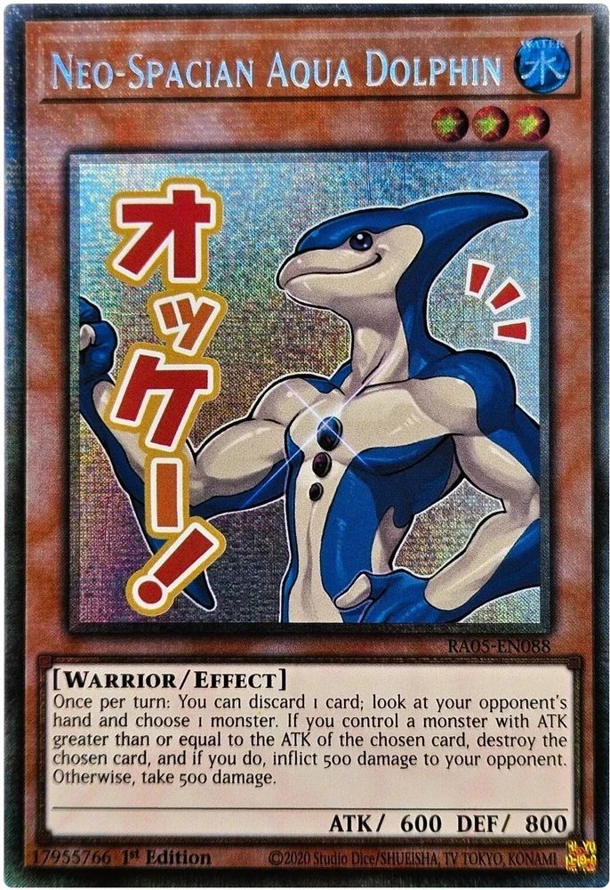 Neo-Spacian Aqua Dolphin (Starlight Rare) (RA05-EN088) - Starlight Rare
