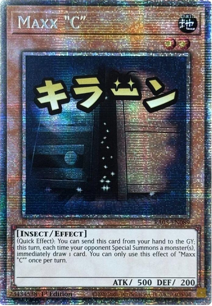 Maxx "C" (Starlight Rare) (RA05-EN089) - Starlight Rare