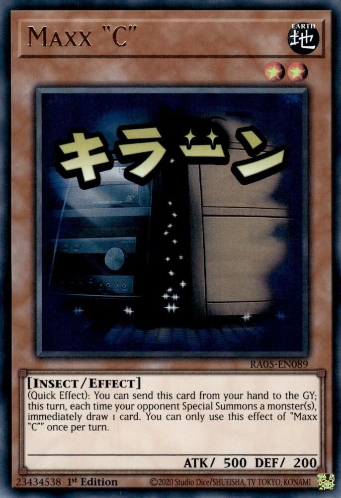 Maxx "C" (RA05-EN089) - Ultra Rare
