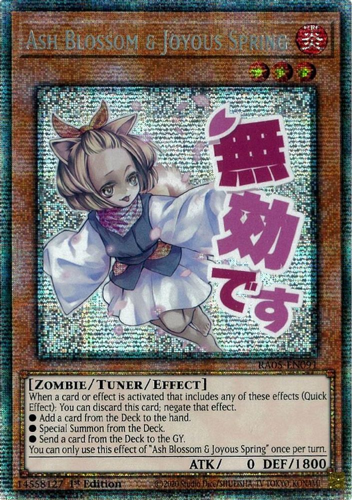 Ash Blossom & Joyous Spring (Starlight Rare) (RA05-EN091) - Starlight Rare