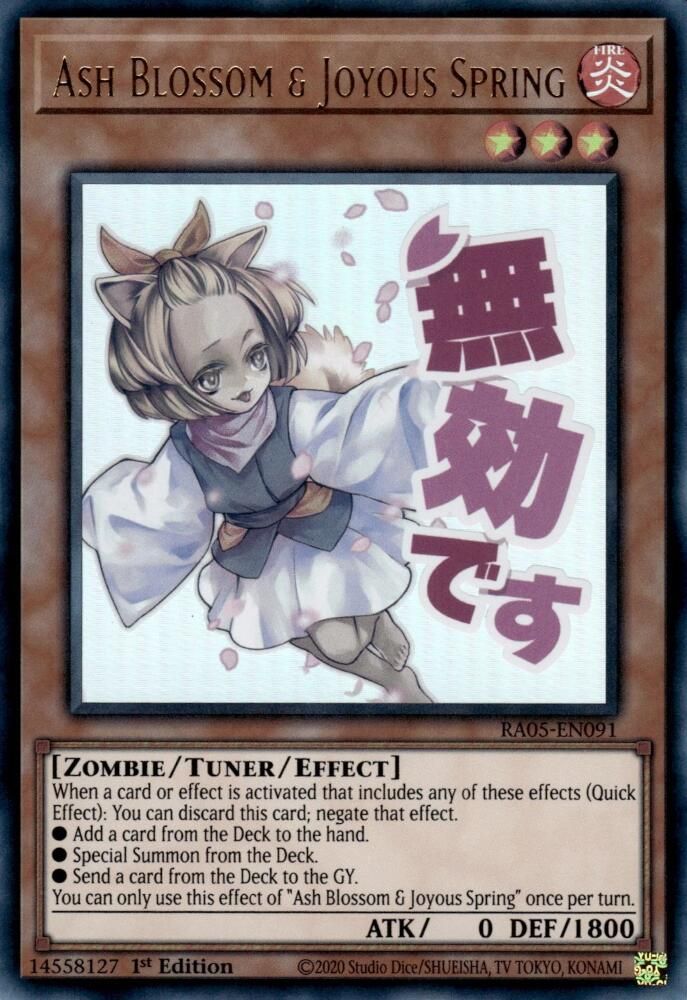 Ash Blossom & Joyous Spring (RA05-EN091) - Ultra Rare