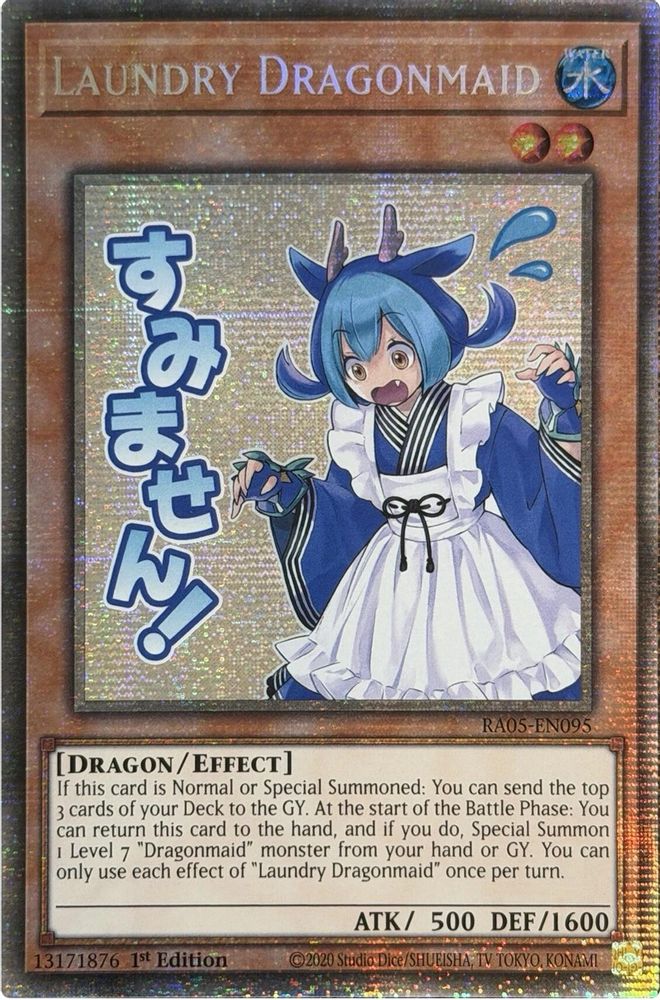 Laundry Dragonmaid (Starlight Rare) (RA05-EN095) - Starlight Rare