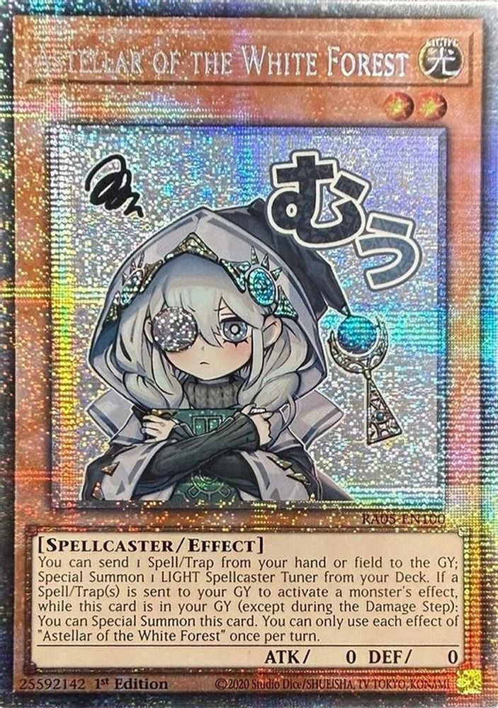 Astellar of the White Forest (Starlight Rare) (RA05-EN100) - Starlight Rare