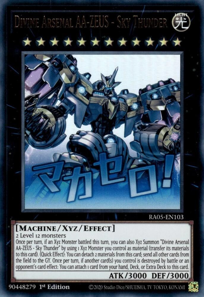 Divine Arsenal AA-ZEUS - Sky Thunder (RA05-EN103) - Ultra Rare