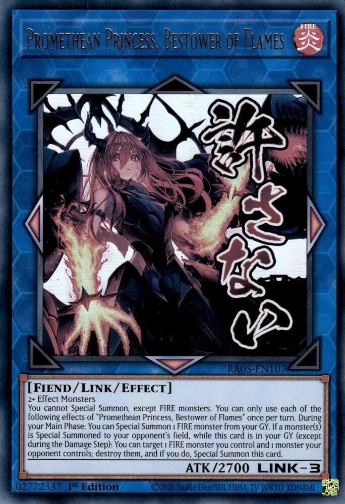 Promethean Princess, Bestower of Flames (RA05-EN107) - Ultra Rare
