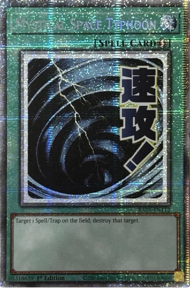 Mystical Space Typhoon (Starlight Rare) (RA05-EN112) - Starlight Rare