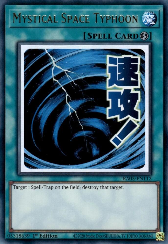 Mystical Space Typhoon (RA05-EN112) - Ultra Rare