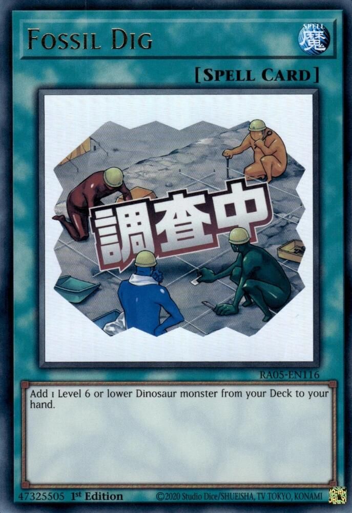 Fossil Dig (RA05-EN116) - Ultra Rare
