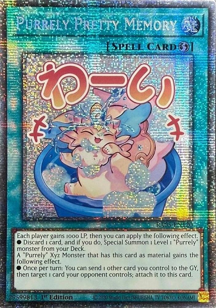 Purrely Pretty Memory (Starlight Rare) (RA05-EN120) - Starlight Rare