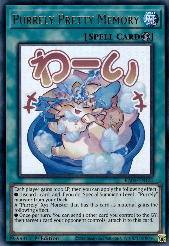 Purrely Pretty Memory (RA05-EN120) - Ultra Rare
