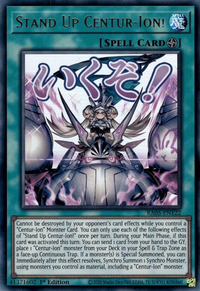 Stand Up Centur-Ion! (RA05-EN122) - Ultra Rare