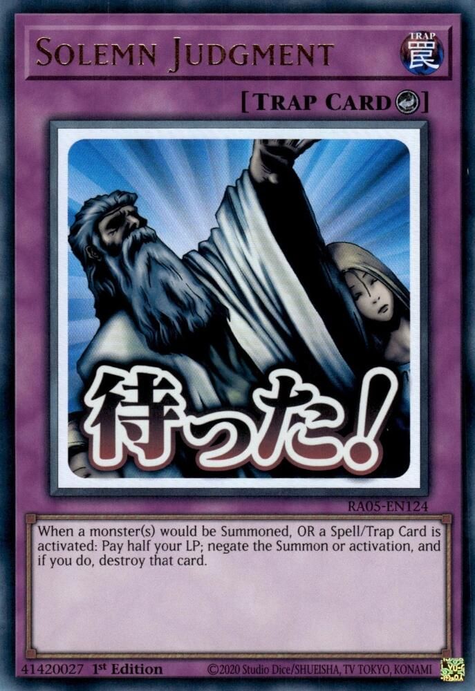 Solemn Judgment (RA05-EN124) - Ultra Rare