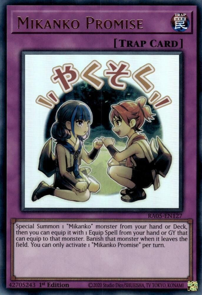 Mikanko Promise (RA05-EN127) - Ultra Rare