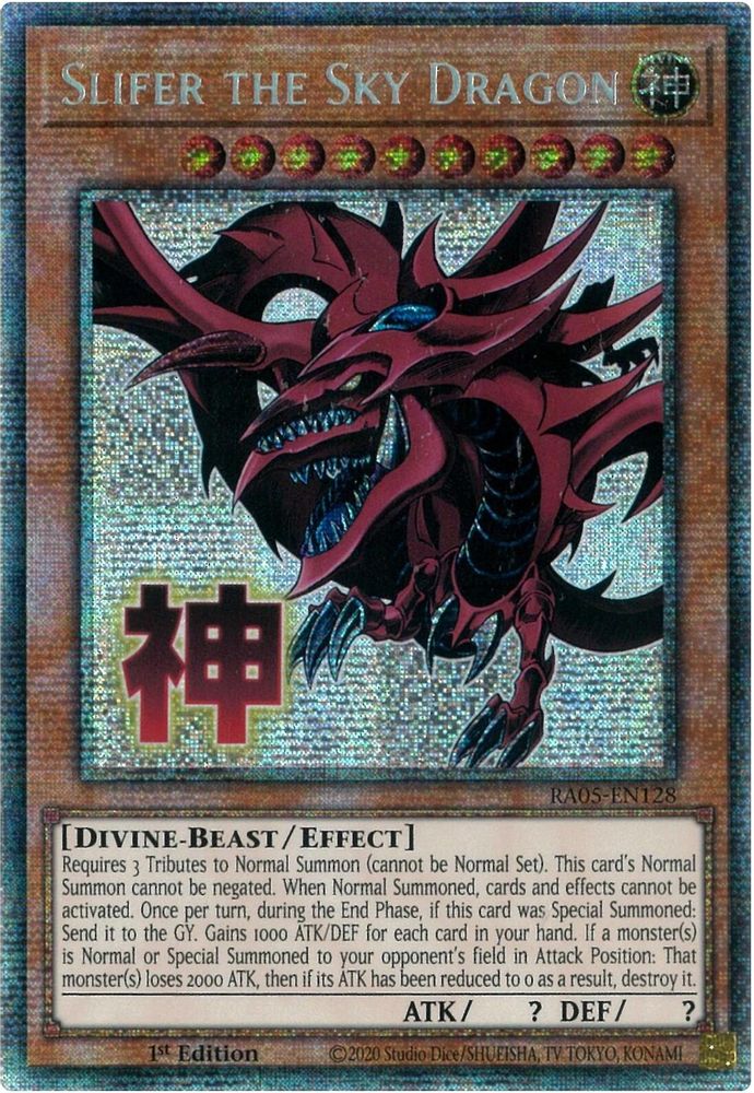 Slifer the Sky Dragon (Starlight Rare) (RA05-EN128) - Starlight Rare