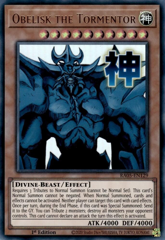 Obelisk the Tormentor (RA05-EN129) - Ultra Rare