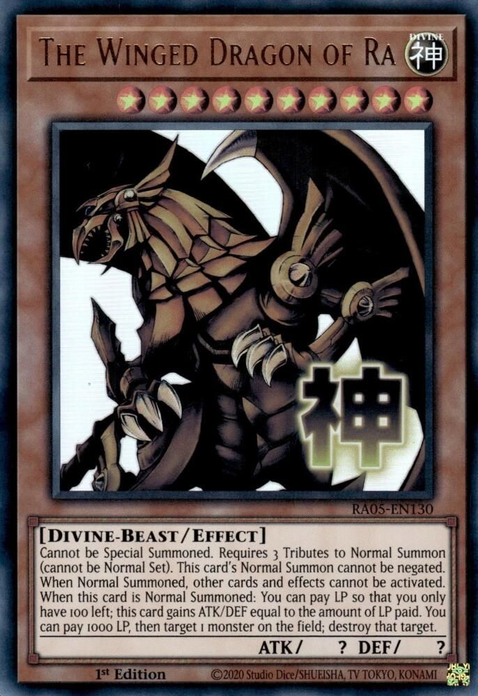The Winged Dragon of Ra (RA05-EN130) - Ultra Rare