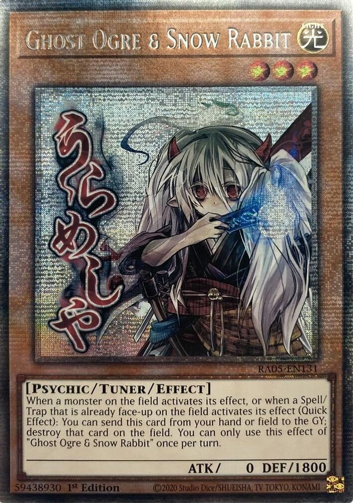 Ghost Ogre & Snow Rabbit (Starlight Rare) (RA05-EN131) - Starlight Rare