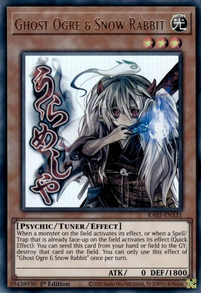 Ghost Ogre & Snow Rabbit (RA05-EN131) - Ultra Rare